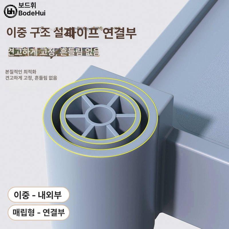 식당용 카트 3단 수납 서빙 트롤리 업소용 주방 선반 특대형 - 상세 이미지 2
