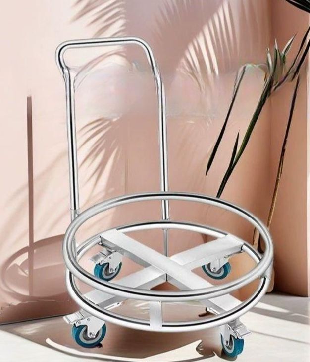 스테인리스 육수통 대형 식당 운반용 이동식 수레 바퀴 바닥 선반 조리기구 보관함