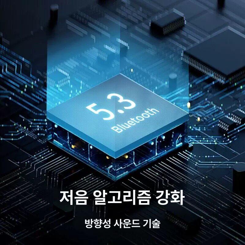 개방형 무선 이어폰 화이트 초경량 편한착용 음악통화 배터리오래 휴대용 - 상세 이미지 4