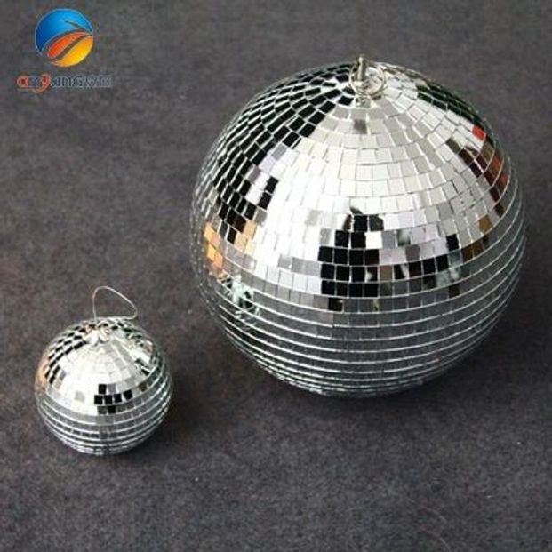 장식 거울미러볼 라이트 소품 무대조명 디스코 미러볼조명 반사볼 기념일 대형미러볼 - 상세 이미지 5