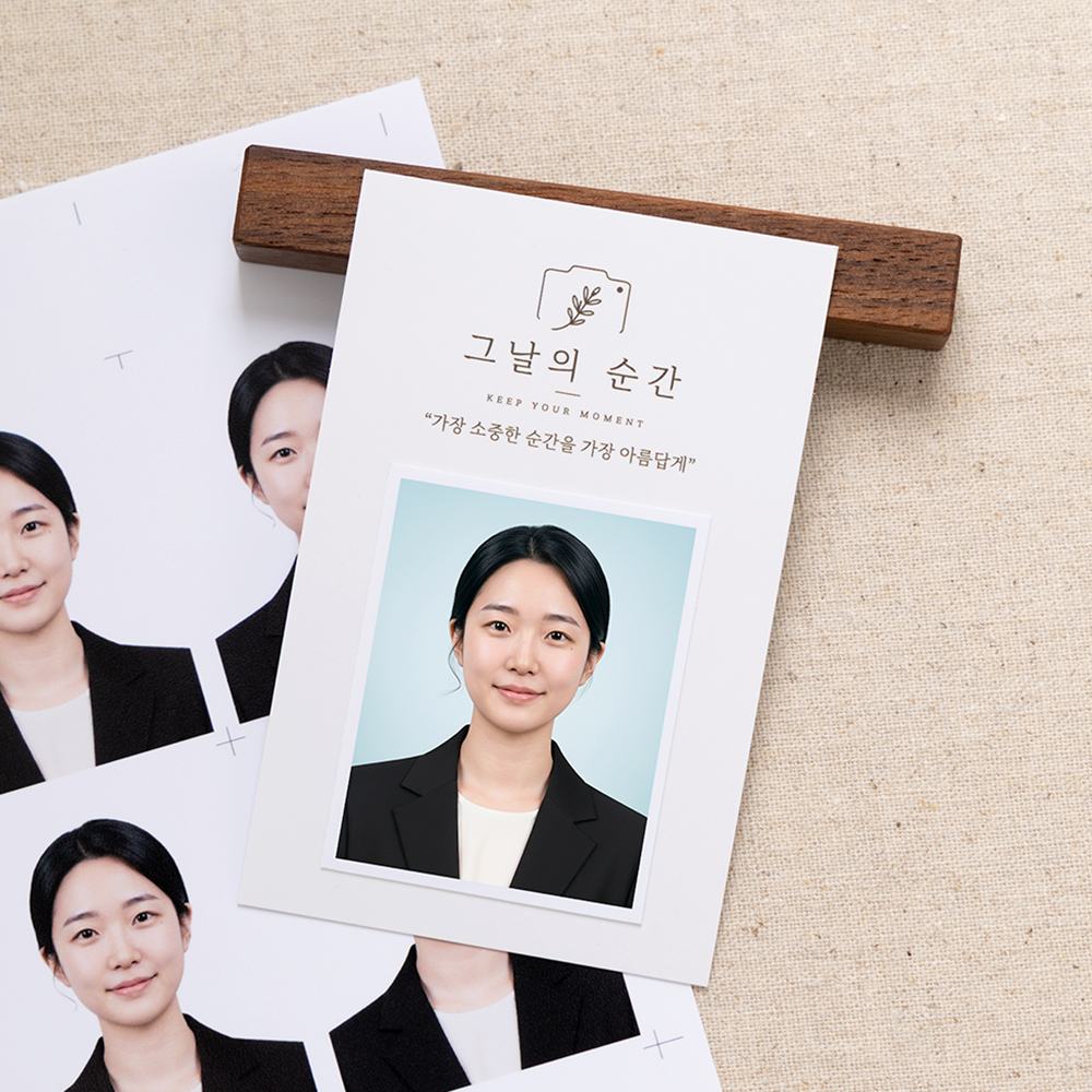 셀프 여권 증명사진 취업 민증 운전면허증 반명함 규격 비자 출력 인화 합성 베이직 보정 상품 이미지