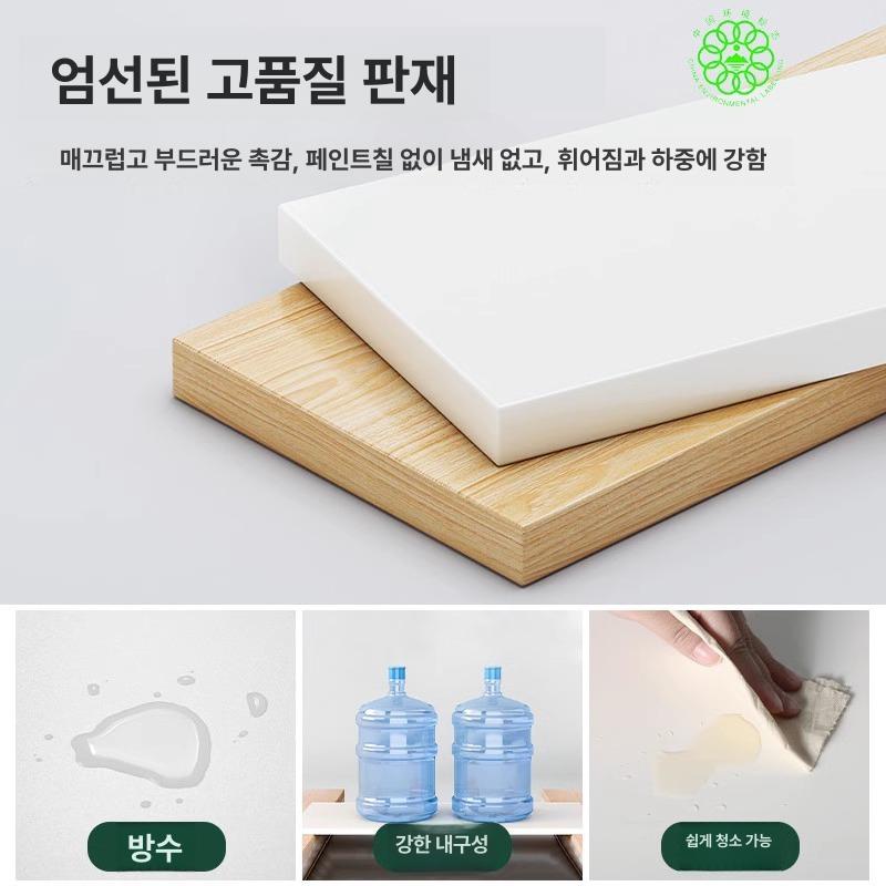 책상책꽂이 거실 수납함 원목책꽂이 코너선반 책장 다용도 책상위 정리함 북셀프 - 상세 이미지 4
