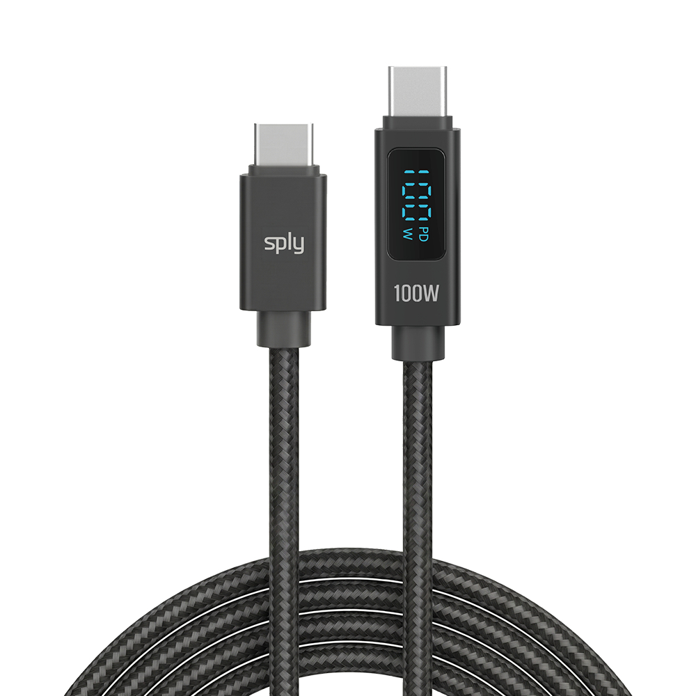 스플리 디스플레이 100W CtoC 초고속 충전 케이블 2M, 3M - 상품 이미지