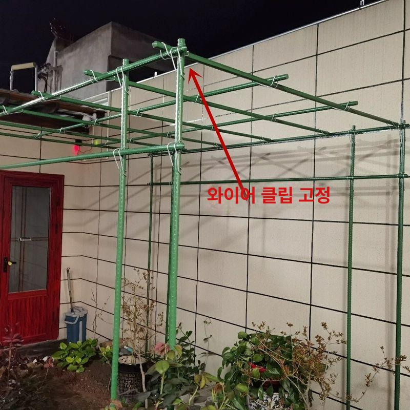 농업용 파이프클립 고정핀 파이프고정 원예용 비닐클립 다용도 파이프클램프 - 상세 이미지 2