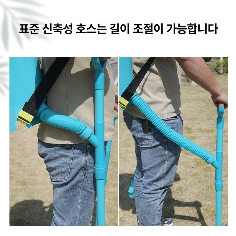 배낭형 수동비료살포기 농사용 주입기 거름 퇴비 농업용 기계 농업장비 다기능 정량 - 상세 이미지 4