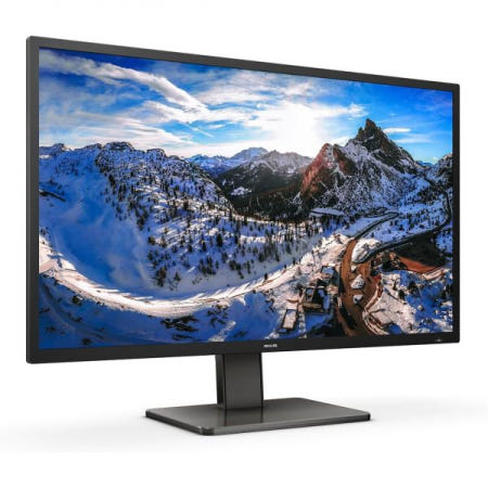 [해외]필립스 439P1-43인치 UHD USB-C 도킹 모니터 HDR400 높이 조절 3840 43 Zoll 4K 60HzPhilips