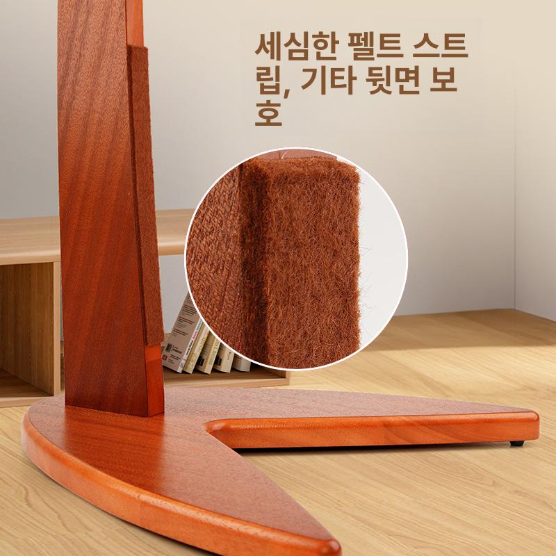 악보대 거치대 원목 연주 악기 높낮이 기타걸이 나무 스틱 무단계 음악 - 상세 이미지 5
