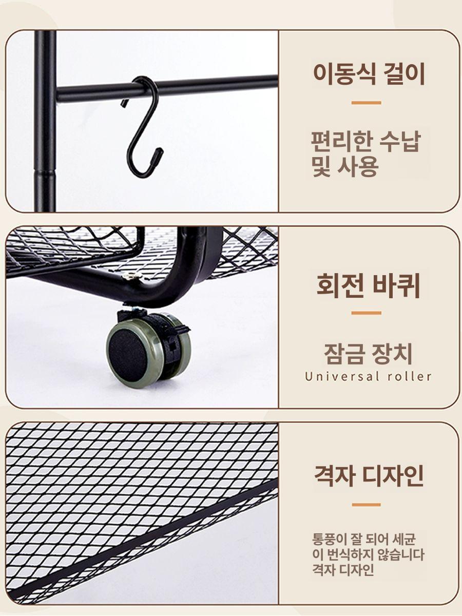운동기구 정리함 요가 정리대 소도구 보관함 장비 보관 필라테스 바구니 거치대 랙 - 상세 이미지 4
