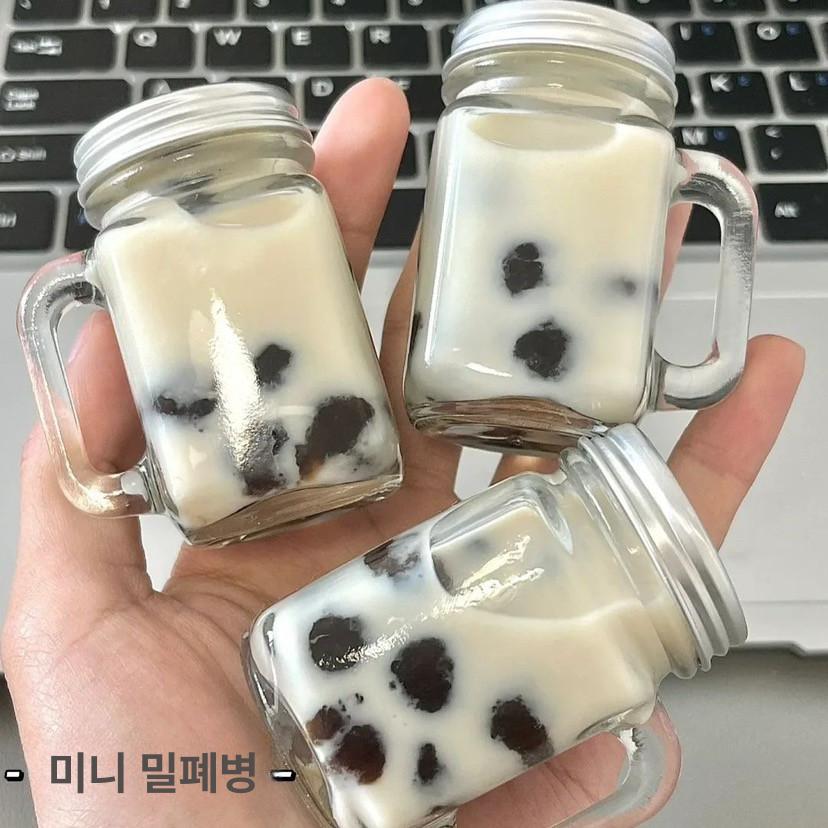 에스프레소 미니유리병 커피원액 보관용기 미니잼병 밀폐용기 뚜껑 미니공병 농축액 - 상세 이미지 5