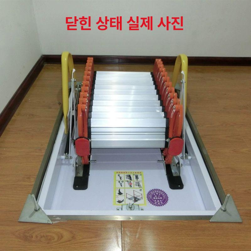 사다리 접이식 가정용 천정형 부착형 창고 전동 계단 운반용품 작업공구 - 상세 이미지 5
