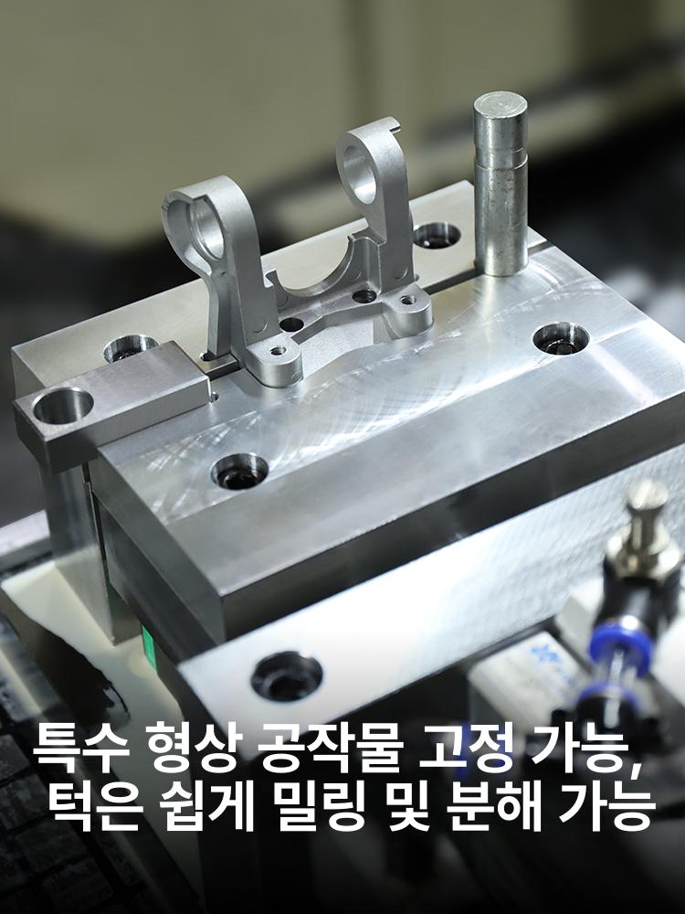 탁상 바이스 밀링 공작물 고정 클램프 직각 만력기 나사식 공작용 장치 - 상세 이미지 4