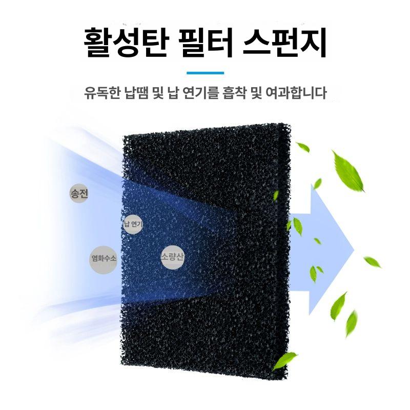 인두기 연기제거기 정화기 필터 집진기 납연기흡입기 납땜흡입기 흄 납냄새 탁상형 - 상세 이미지 4