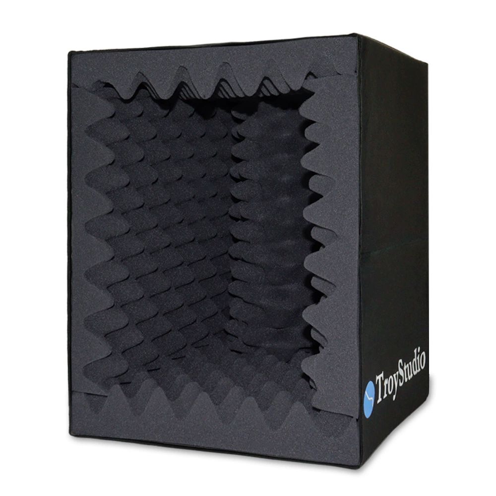 소형 간이방음부스 휴대용 박스 녹음 노래방 독서실 포터블 개인 연습실 상자 방음재 - 상품 이미지