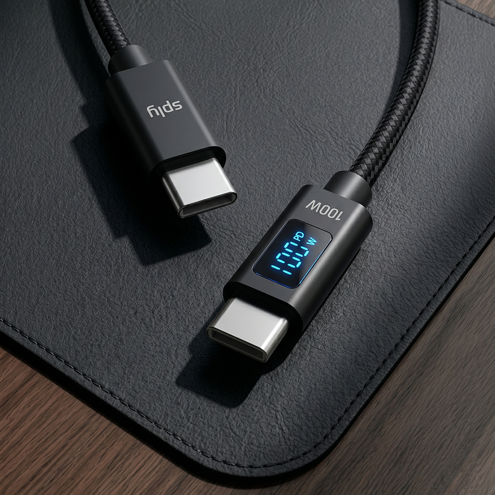 스플리 디스플레이 100W CtoC 초고속 충전 케이블 2M, 3M 이미지 7