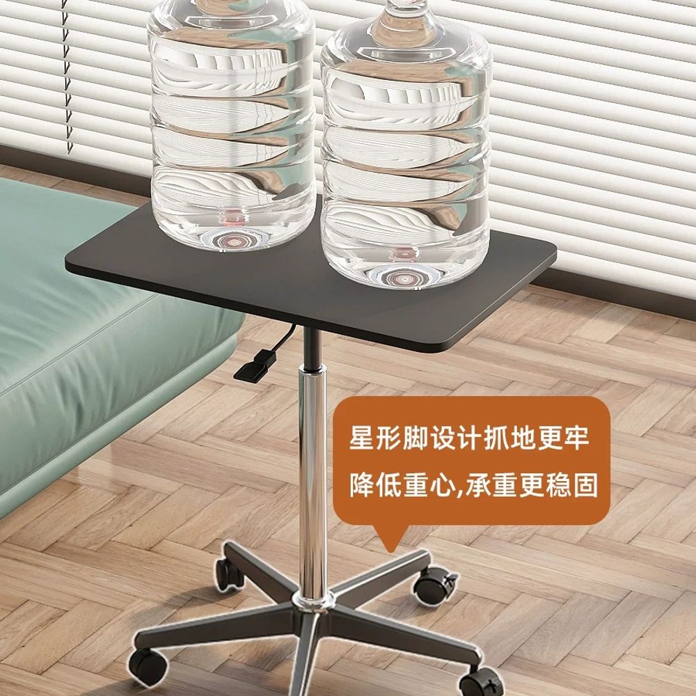 노트북 이동식키보드받침대 작업용 거치대 바퀴달린 리프팅 홀더 사무실 - 상세 이미지 4