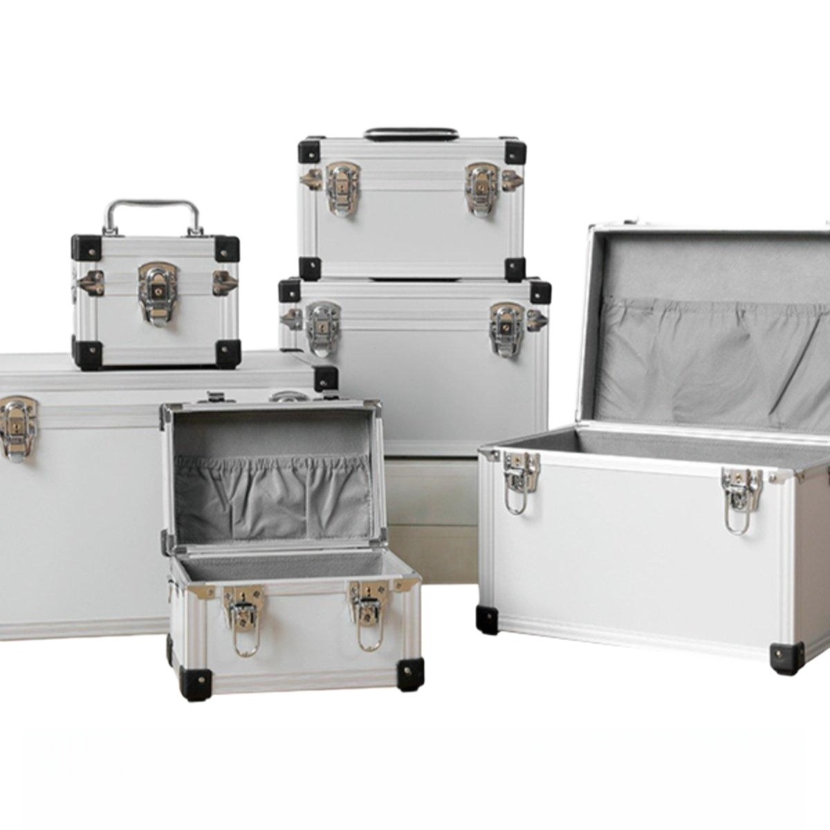 휴대용 공구통 대형 도구 장비 보관 하드케이스 정리함 알루미늄케이스 적재함 다기능 - 상품 이미지