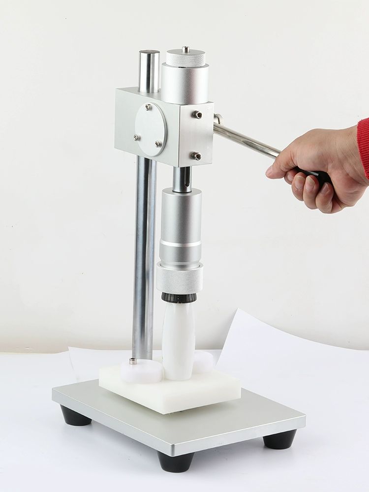 유리병 밀봉기 뚜껑 포장 자동 씰링 바이알 봉합 페트병 프레스 기계 - 상세 이미지 3