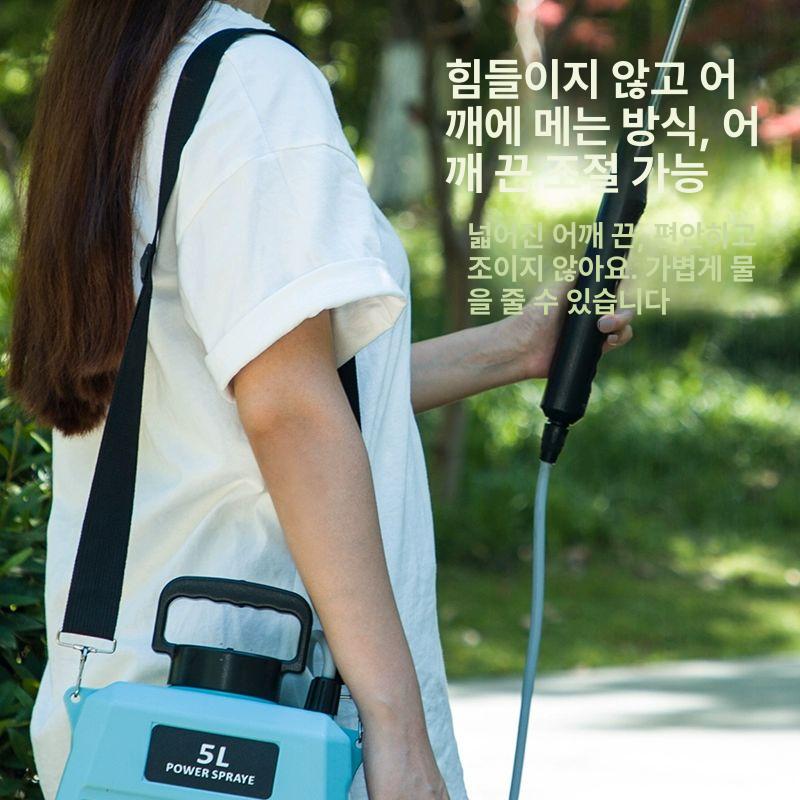 농약통 농약분무기 휴대용 소독 압축분무기 배터리 전동 농약살포기 살충제 원예 충전 - 상세 이미지 5