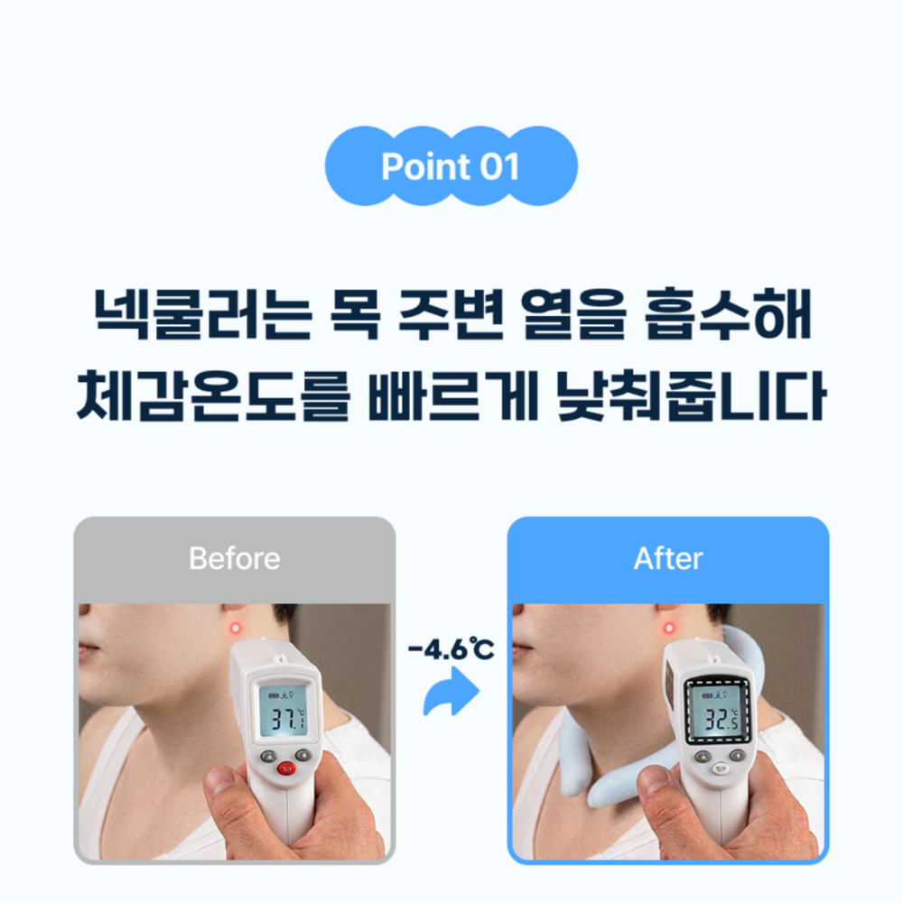 넥쿨러 썸머패치 쾌속냉각 시원한 목쿨러 강력냉감 1+1 - 상세 이미지 2