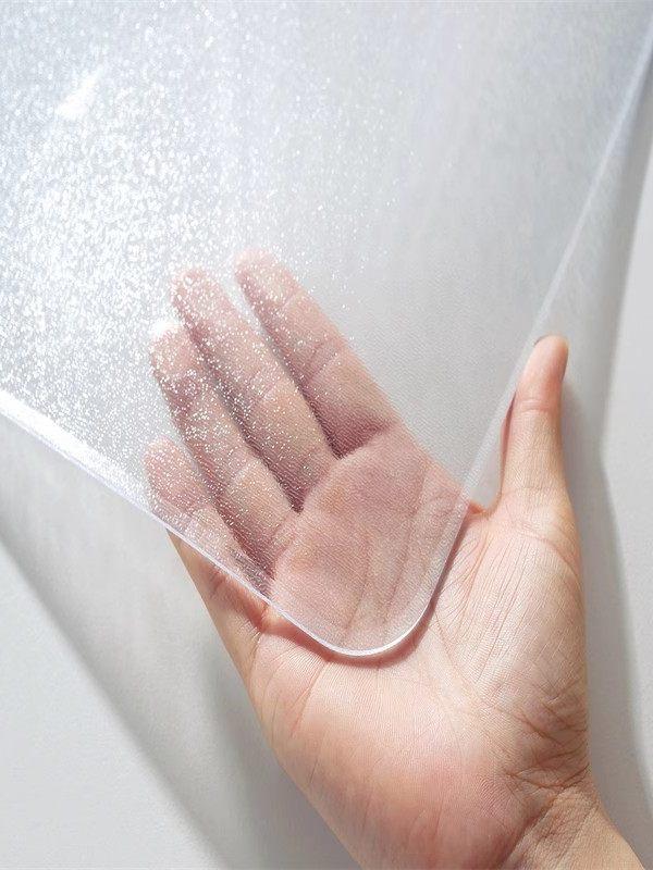 방수 식탁투명매트 사각 유리 식탁매트 비닐 테이블보호필름 다용도 무취 항균 패드 - 상세 이미지 4