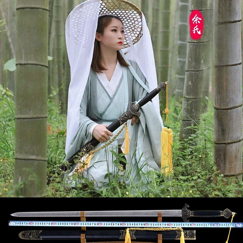 검도 장검 스테인리스 수련용 연습칼 사무라이 장도 훈련 검술 동작 연습용 장식 - 상세 이미지 2