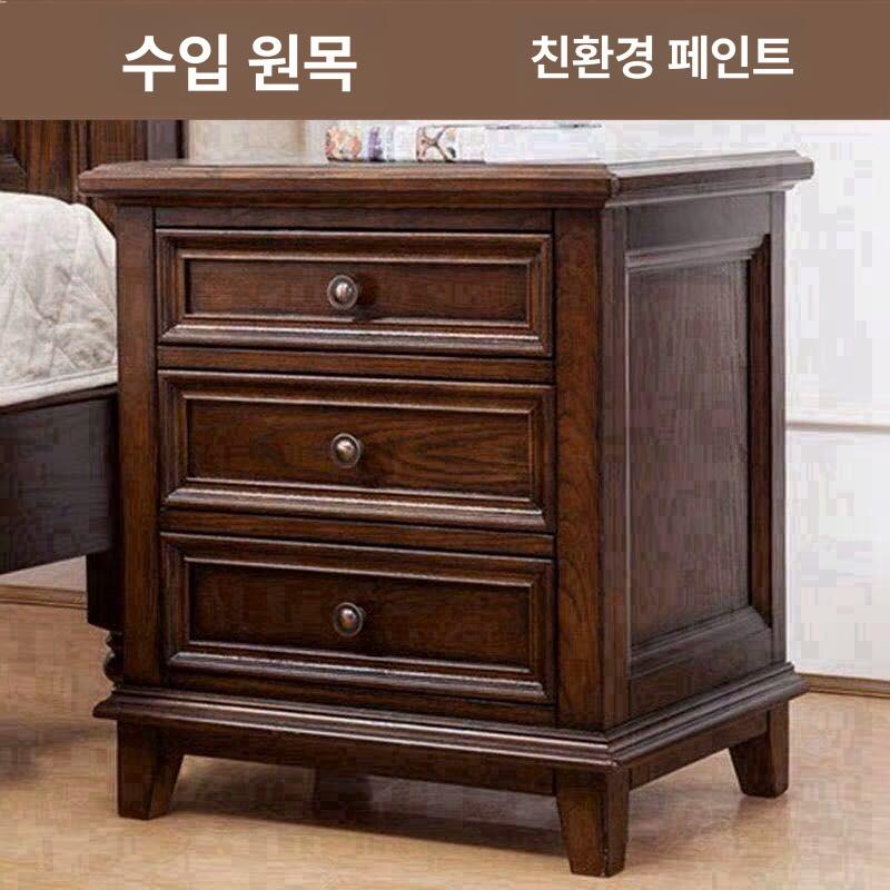침실 빈티지서랍장 인테리어 안방 엔틱 보관함 앤틱 디자인 원목가구 현관 그릇장 - 상세 이미지 4