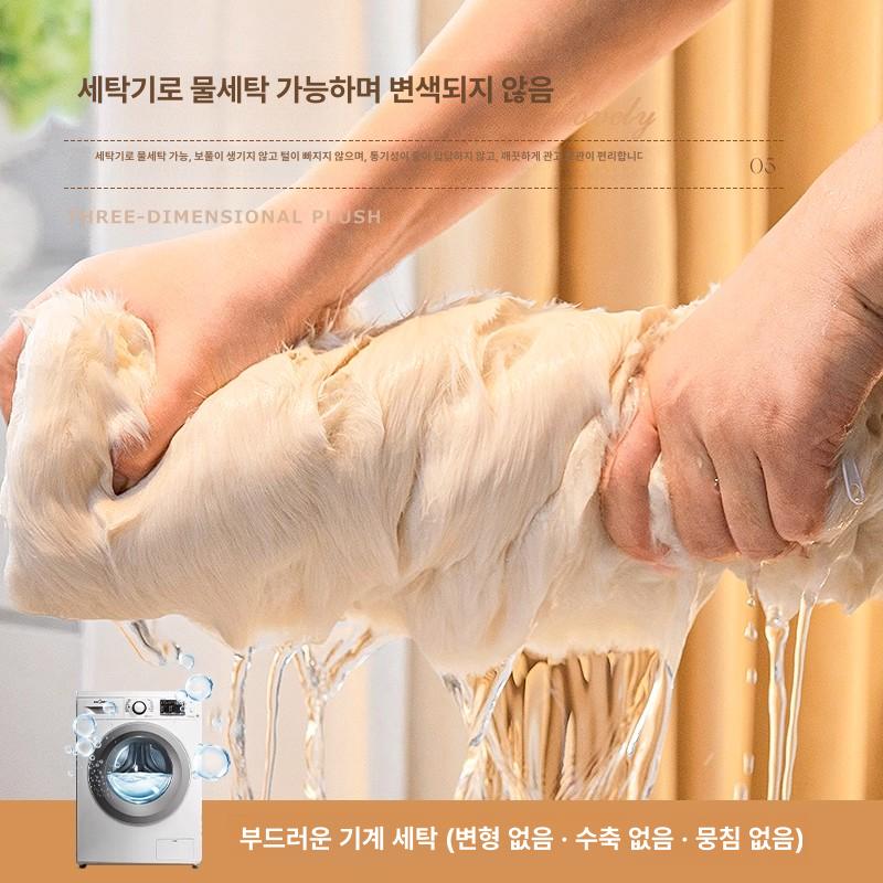 소파커버 등받이 팔걸이 삼각무늬 벨벳 무늬 논슬립 리폼 쿠션 화이트 미끄럼 패드 타월 - 상세 이미지 5