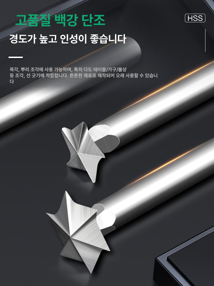 우드카빙 조각도 세트 정밀절삭 목공예 수공예용 조각칼 나무공예 디테일가공 공구 - 상세 이미지 3