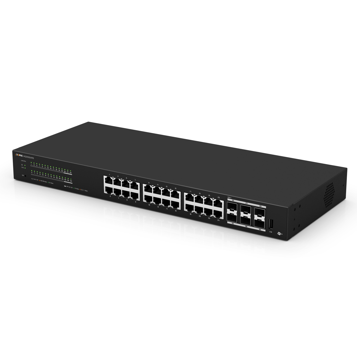 ipTIME 스위칭허브 HG25024T6 랜포트 8포트 네트워크 LAN 분배기 - 상세 이미지 2