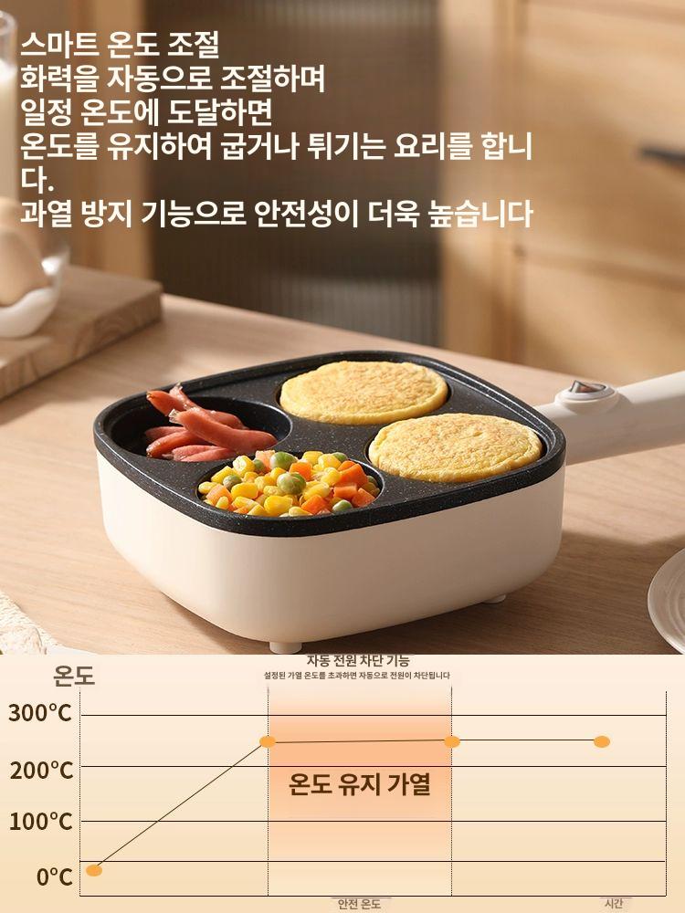 업소용 계란후라이기계 전기 식당 달걀 에그 프라이 조식 메이커 계란틀 카페 다용도 - 상세 이미지 4