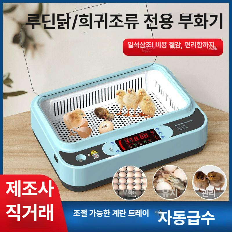 사육장 알부화기 전자동 스마트 계란부화기 병아리부화기 닭 자동부화기 이중 인공 - 상세 이미지 2