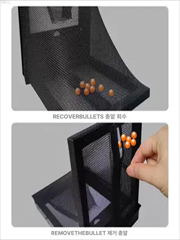 표적박스 비비탄사격장 연습용 사격판 연습기 슈팅게임 사격과녁 사격표적 비비탄타겟 - 상세 이미지 3
