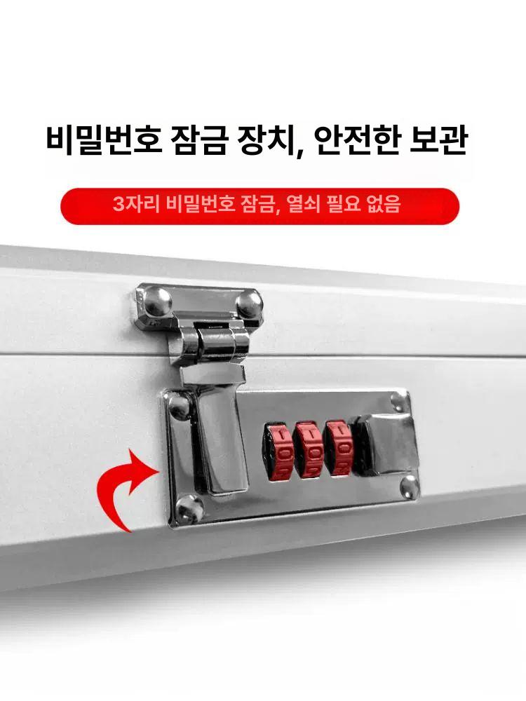탁구 라켓 보관함 휴대용 싱글 캐리어 충격방지 스포츠 장비 수납 가방 - 상세 이미지 5