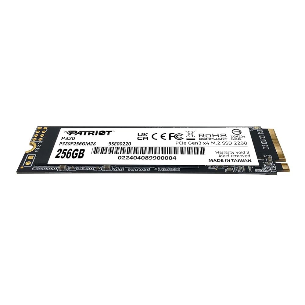 패트리어트 메모리 P320 256GB 내장 SSD - NVMe PCIe 3x4세대 M.2 2280 솔리드 스테이트 드라이브 P320P256GM28 Capacity: 128GB - 상세 이미지 2