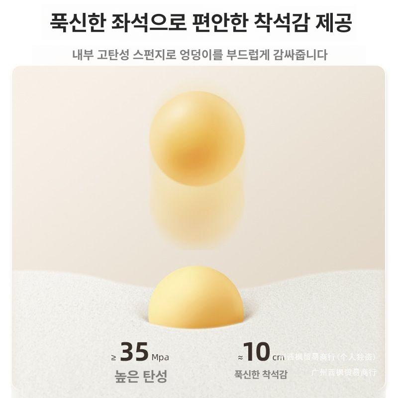 화장대의자 회전 등받이 가죽 스툴 침실 화장실 메이크업 책상 의자 - 상세 이미지 4