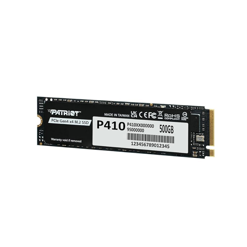 패트리어트 P410 500GB 내장 SSD - NVMe PCIe Gen 4x4 M.2 2280 순차 읽기 최대 5,000MB /s 및 쓰기 2,300MB PS5와 호환 솔리드 스테 - 상세 이미지 3