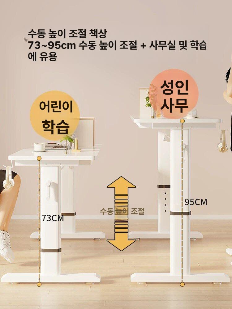 좁은 틈새용 대리석 사이드 테이블 소파 옆 노트북 책상 좌식 받침대 - 상세 이미지 3