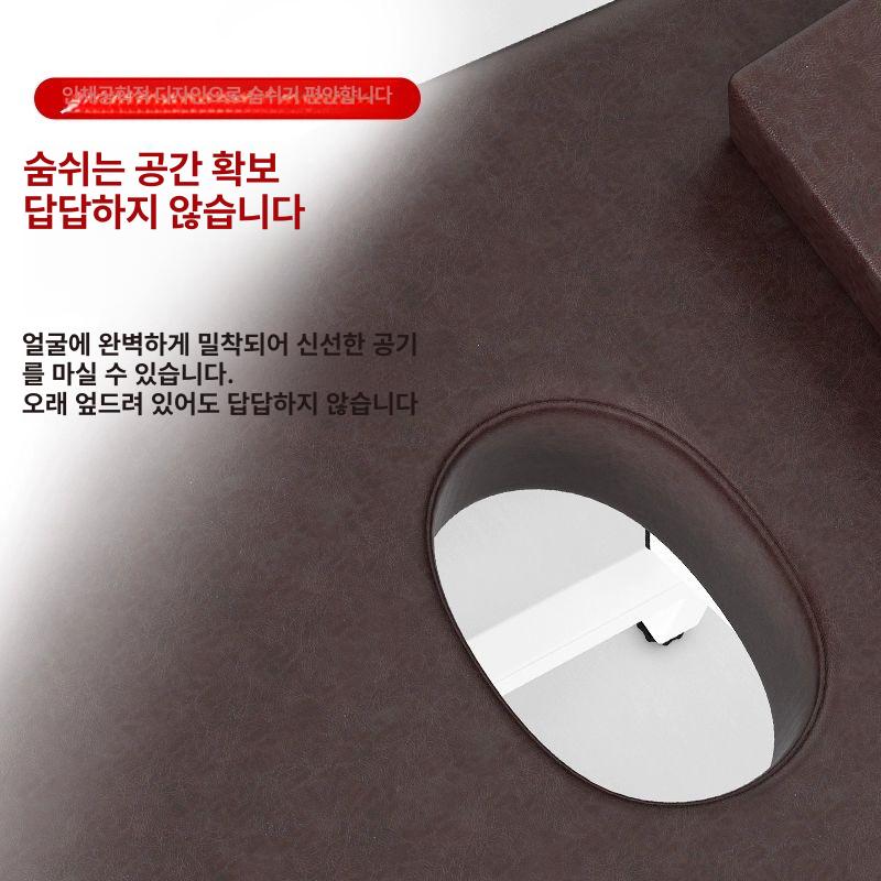 휴대용 접이식 마사지침대 경락 지압 미용베드 출장용 경량 조절식 페이셜 테라피 - 상세 이미지 3