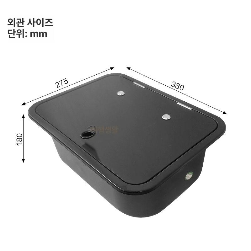 접이식 싱크볼 휴대용 세면대 야외 캠핑 손씻기 빨래 세정 나노코팅 용품 - 상세 이미지 3