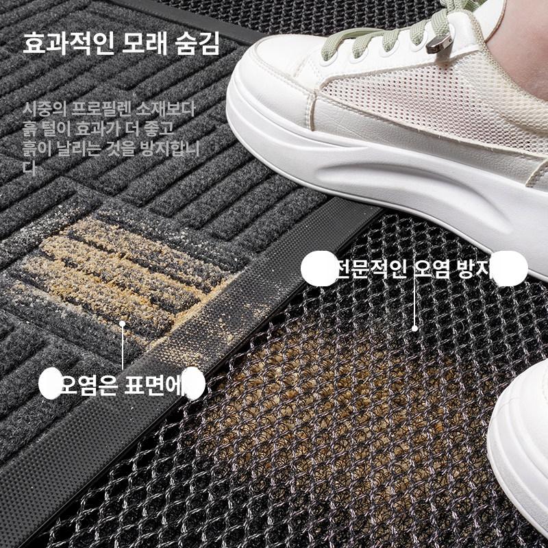 업소용 외부매트 실외 현관 발매트 바닥 입구 코일 출입문 대형매트 논슬립 외부발판 - 상세 이미지 3