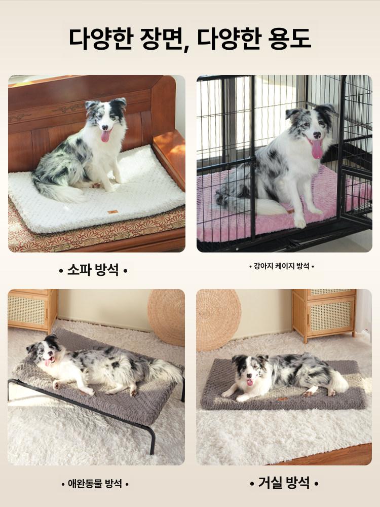 대형견 수면방석 사계절 방수 쿠션 세척 가능 애완견 편안한 매트 - 상세 이미지 5