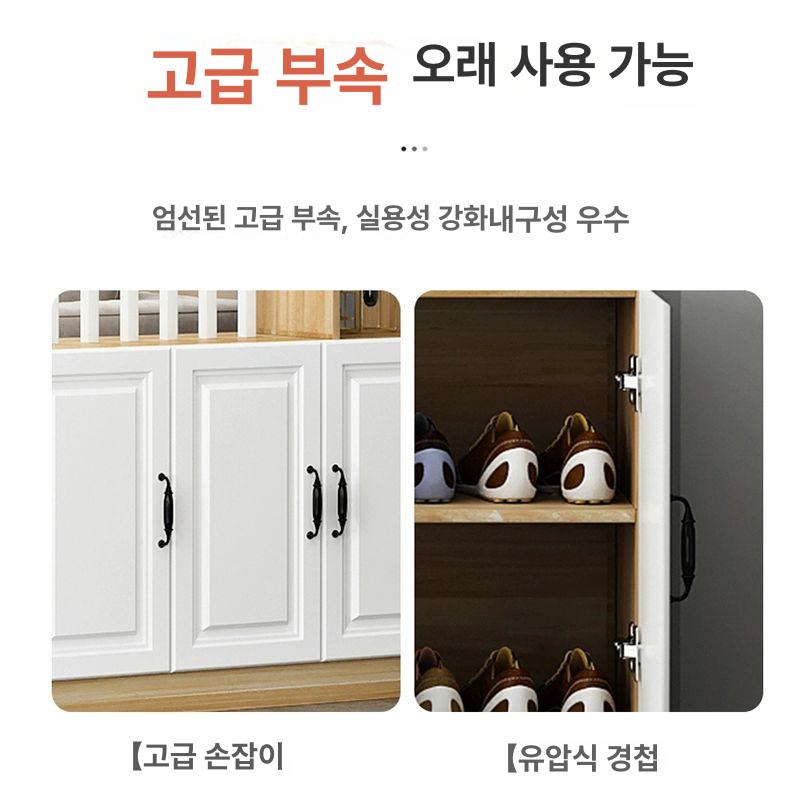 현관파티션수납장 칸막이 틈새 아파트 가정용 공간분리 가림막 거실 프레임 다용도 - 상세 이미지 2