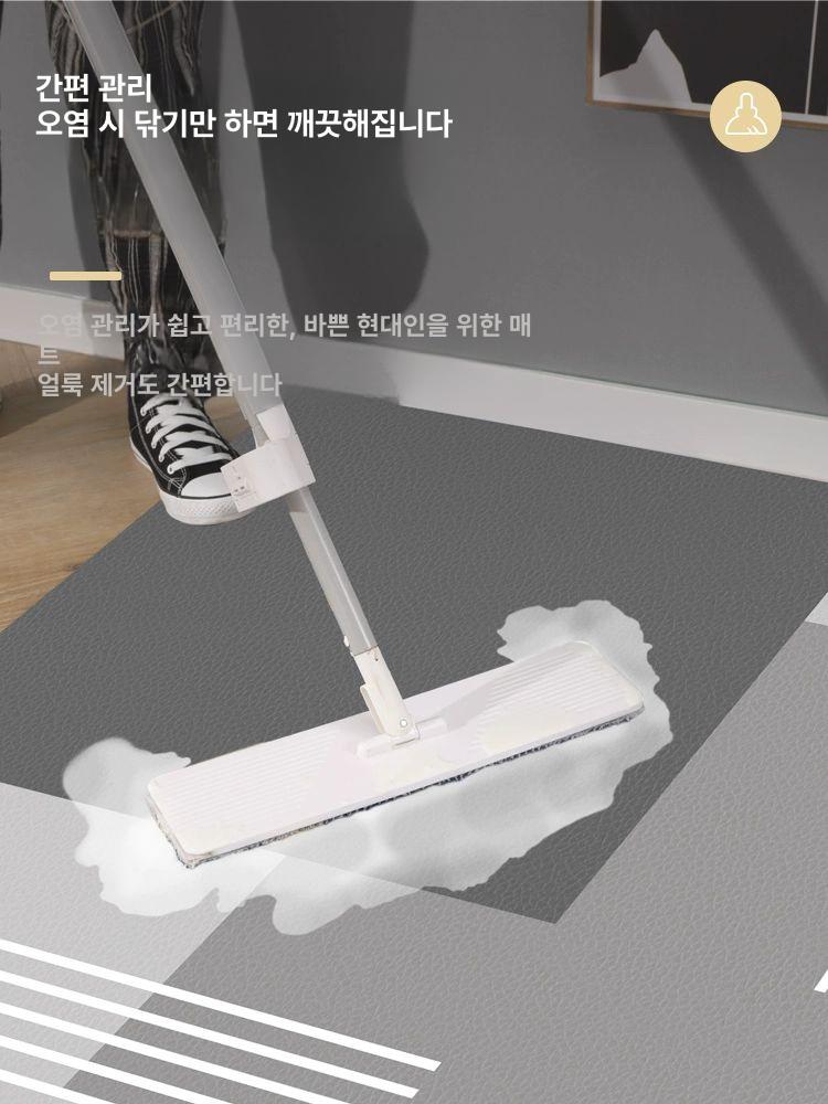 현관 입구 미끄럼방지 코일 발매트 방수 카페트 대형 주방 호텔식 욕실 바닥 보호 매트 - 상세 이미지 2