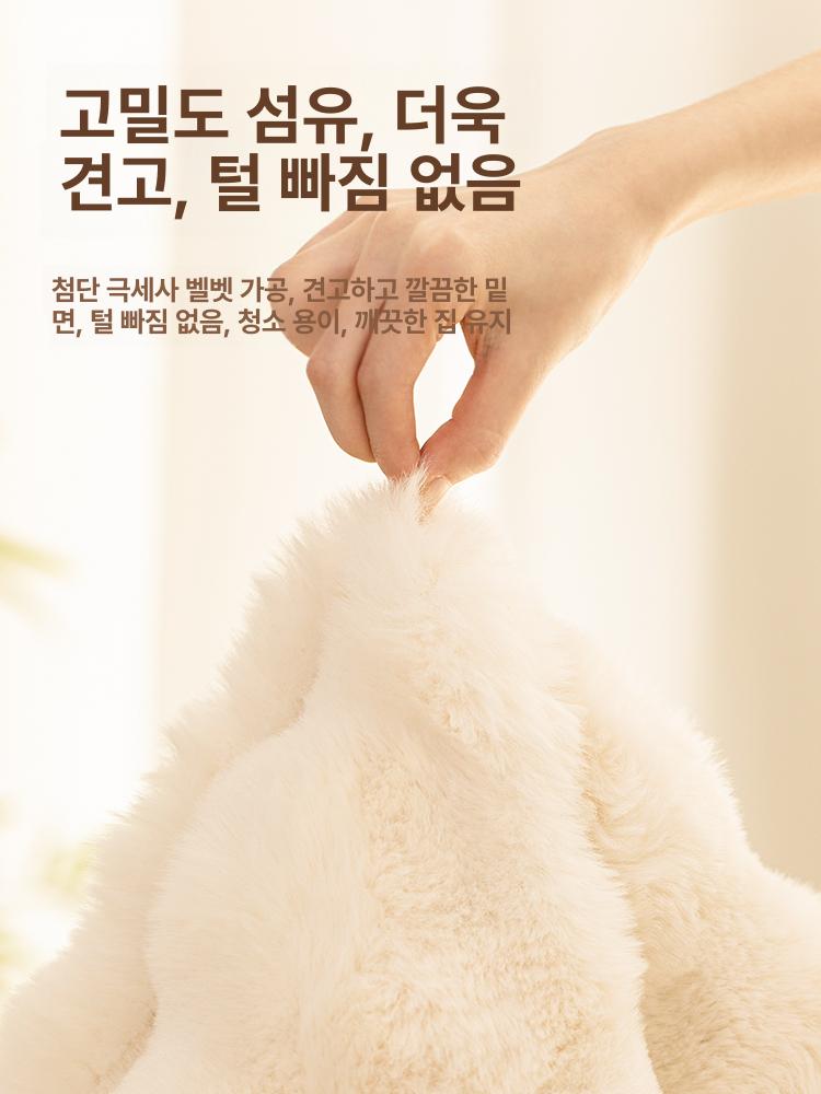 극세사 기모 라운드 러그 카펫 대형 밀림방지 빈티지 감성 원룸 인테리어 - 상세 이미지 3