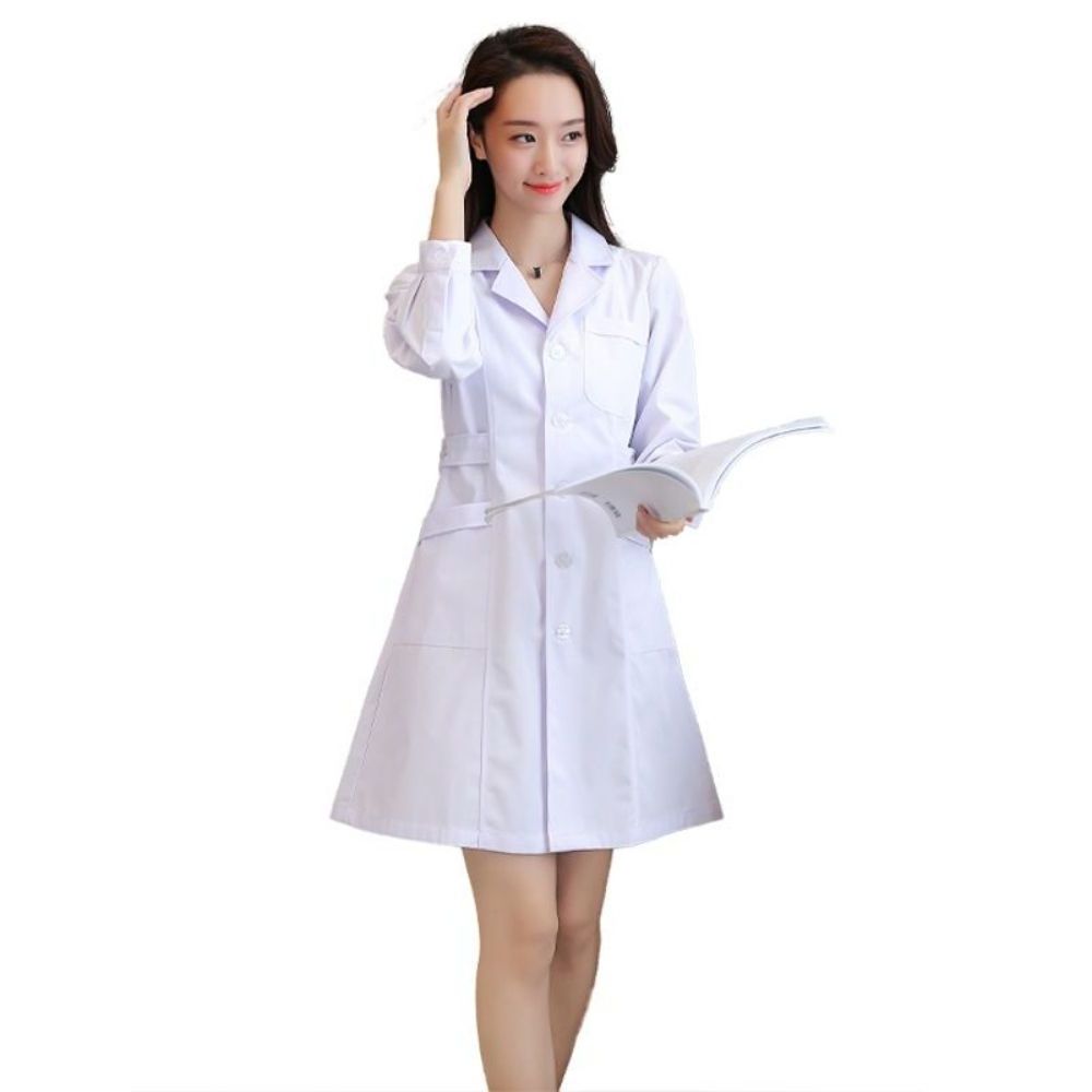 성형외과 졸업사진 세라복 반팔 자켓 네이비 직원 할로윈 여성 의상 파티 코스프레 코스튬 - 상품 이미지