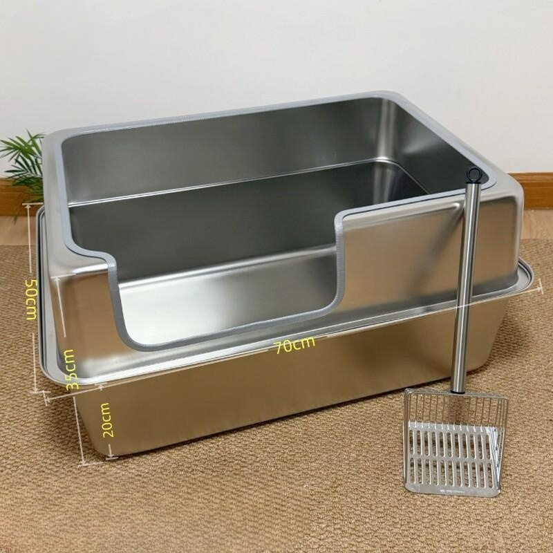 프리미엄 올스텐 초대형 70x50x30cm 고양이화장실 배변통 특대형 - 상세 이미지 5