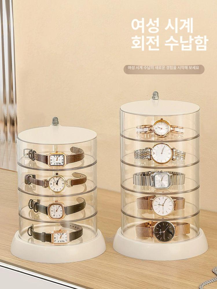 시계 케이스 보관함 손목 보석 수납함 디스플레이 고급 여행용 오토매틱 시계함 우드 정리함 - 상세 이미지 3