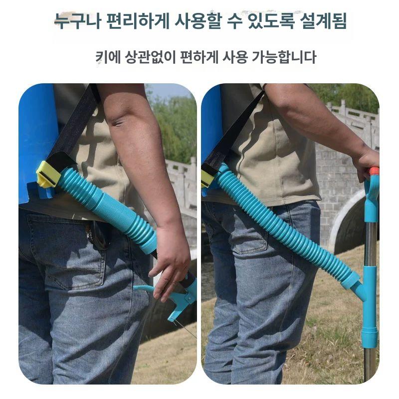 배낭형 수동비료살포기 농사용 주입기 거름 퇴비 농업용 기계 농업장비 다기능 정량 - 상세 이미지 2