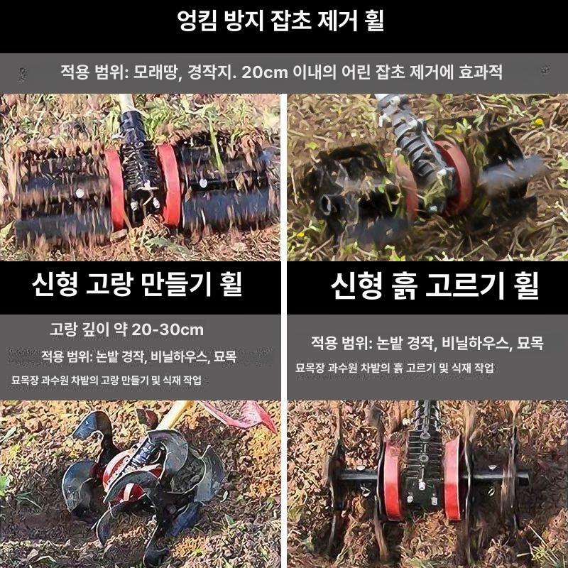 예초기 로타리 날 교체 부품 제초 경작용 농업 도구 잔디 깎이 쟁기 장비 - 상세 이미지 2
