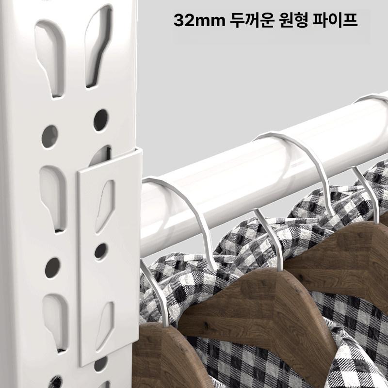 중량랙 의류창고행거 조립식 진열대 선반 철제 수납 업소용 적재 매장용 보관 앵글 - 상세 이미지 3